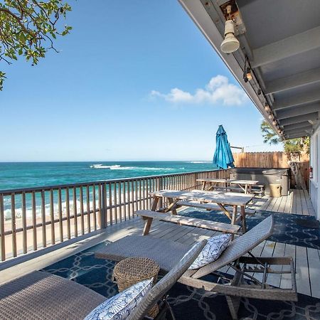 Hawaii Oceanfront Beach House Paradise On The Beach Family Activities Haleiwa Exterior photo