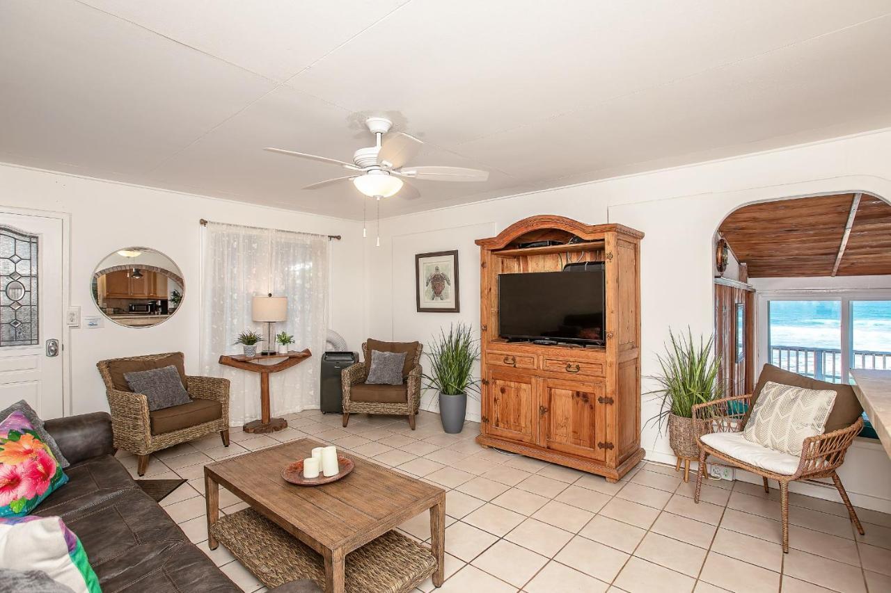 Hawaii Oceanfront Beach House Paradise On The Beach Family Activities Haleiwa Exterior photo